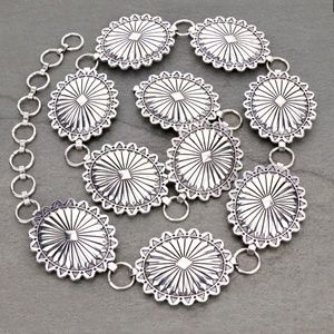 Silver Concho Belt